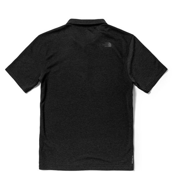 零碼出清(男)【THE NORTH FACE】北臉短袖POLO衫(剩M號)-黑 NF0A5B1PJK3-細節圖2