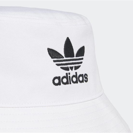 【愛迪達ADIDAS】男/女 ORIGINALS ADICOLOR 漁夫帽-白 FQ4641-細節圖3