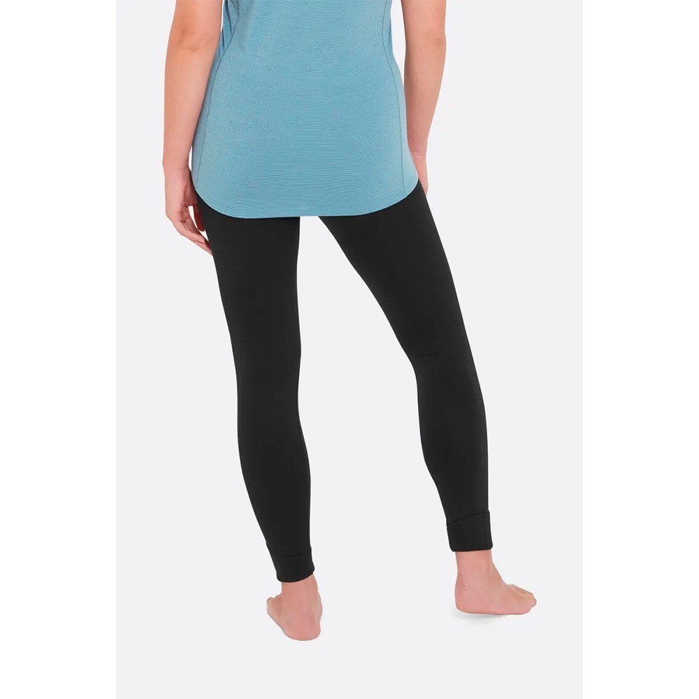 (女)【RAB】Women＇s Modulus Tights 抓絨保暖長褲((剩尺寸14))-黑色 RQFG32BLK-細節圖2