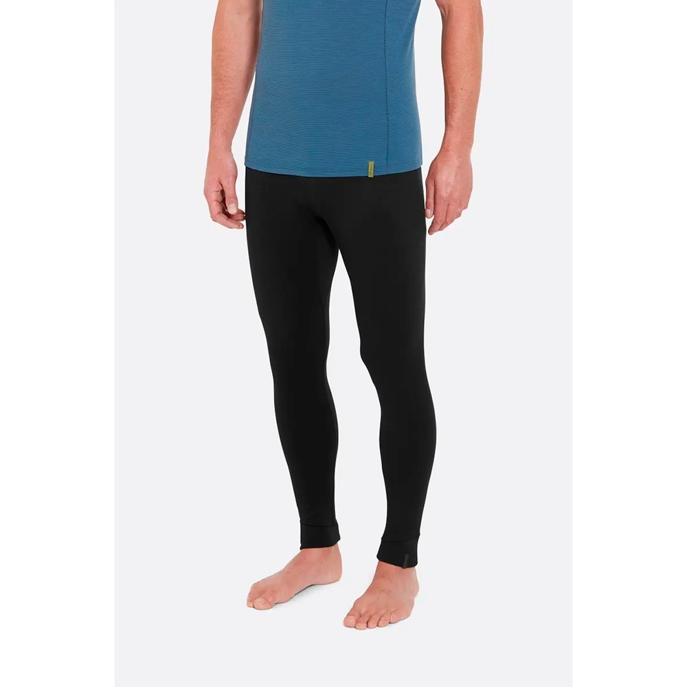 (男)【RAB】Men＇s Modulus Tights刷毛保暖內搭褲((剩S))-黑色 RQFG31BLK-細節圖2