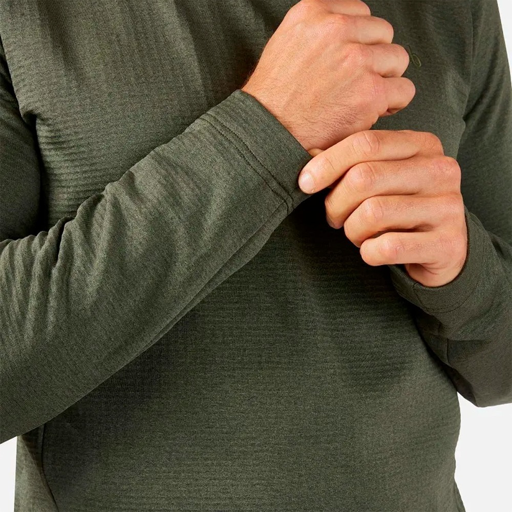 (男)【RAB】Men＇s Graviton Crew長袖保暖排汗衣-鯨魚灰 RQFF89BEL-細節圖3