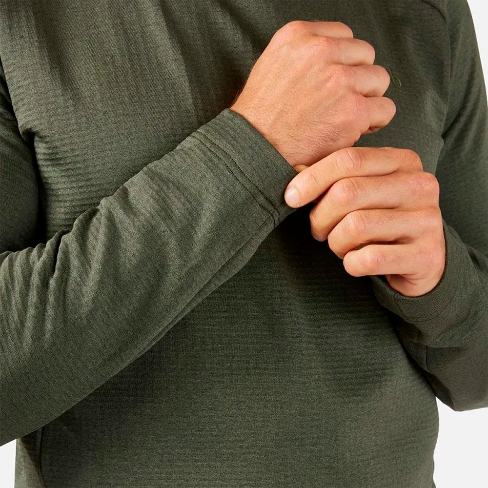 (男)【RAB】Men＇s Graviton Crew長袖保暖排汗衣-獵戶藍 RQFF89ORB-細節圖3