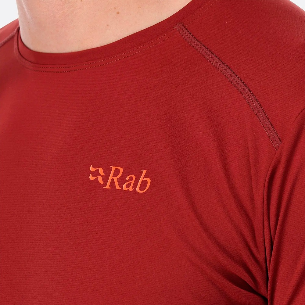 (男)【RAB】Men＇s Force LS Tee 長袖上衣-石墨灰/暴風藍 RQBL07GRH/RQBL07TMB-細節圖5