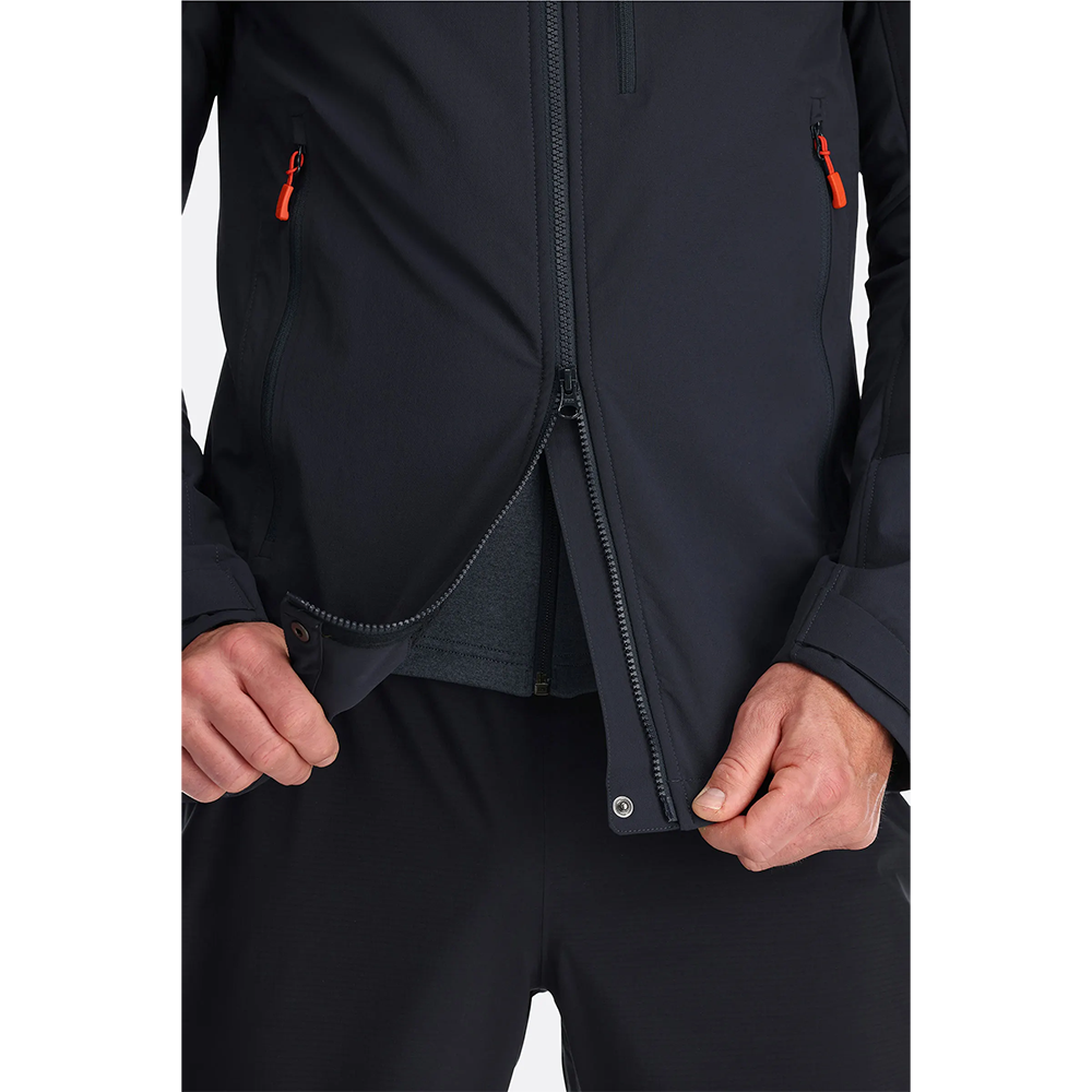 (男)【RAB】Scimitar Jacket 軟殼連帽外套 -軍綠 RQWS61ARM-細節圖5