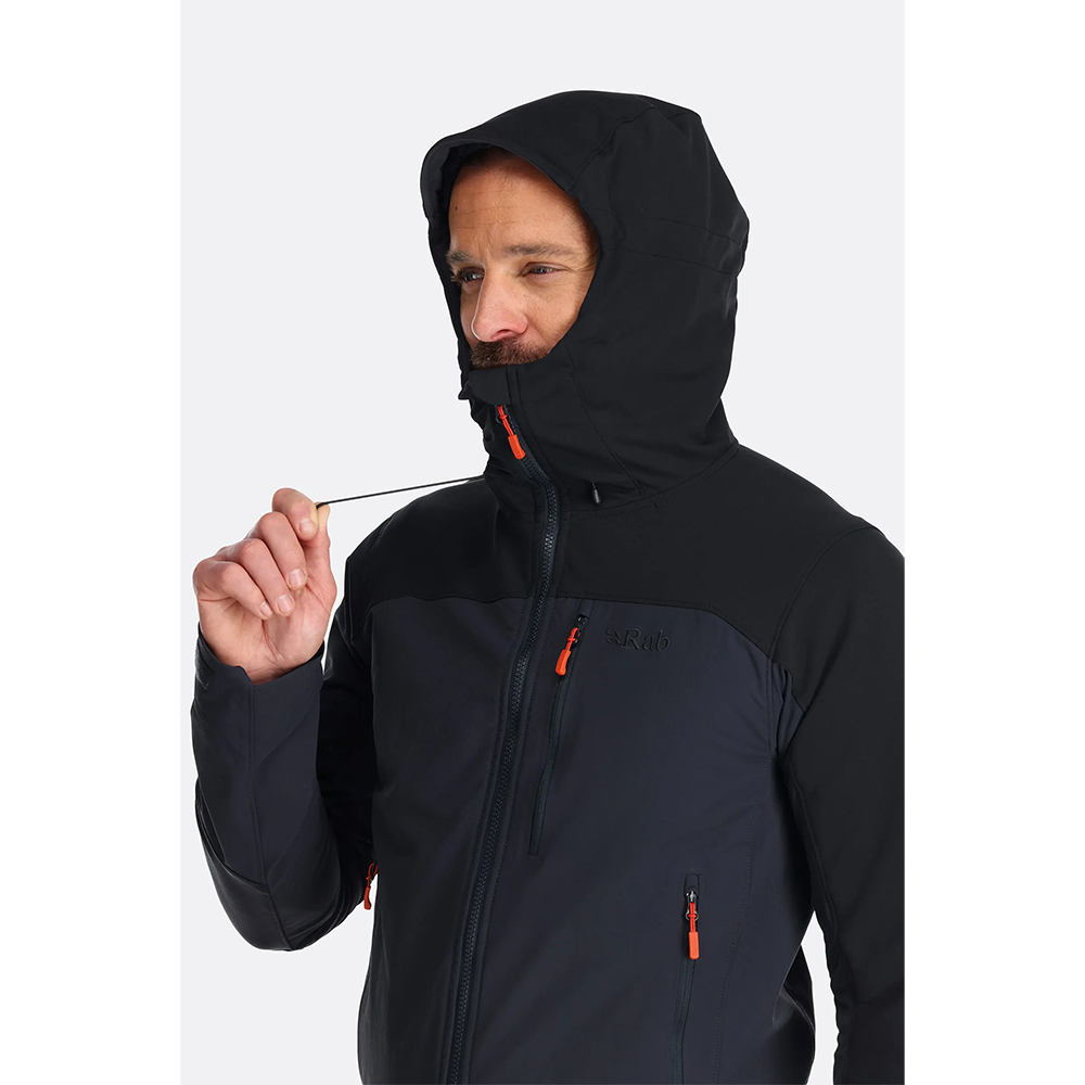 (男)【RAB】Scimitar Jacket 軟殼連帽外套 -軍綠 RQWS61ARM-細節圖6