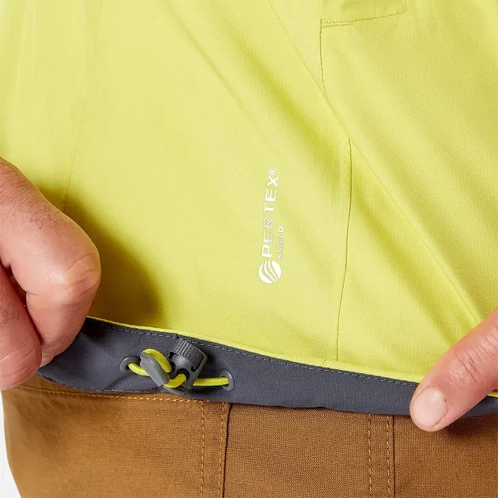 (男)【RAB】Downpour Eco Waterproof  輕量防風防水連帽外套 -橘鯨魚灰 RQWG82MAB-細節圖6