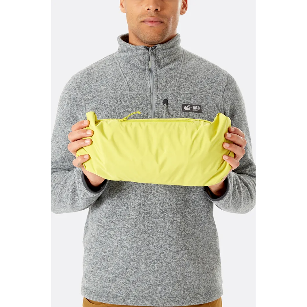 (男)【RAB】Downpour Eco Waterproof  輕量防風防水連帽外套 -軍綠灰 RQWG82ARA-細節圖8