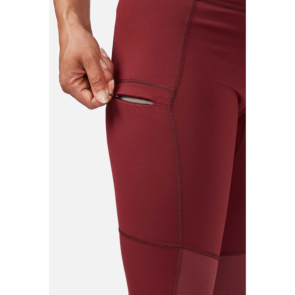 (女)【RAB】Horizon Tights 耐磨彈性緊身褲(剩L)- 黑 RQFV09BLK-細節圖2