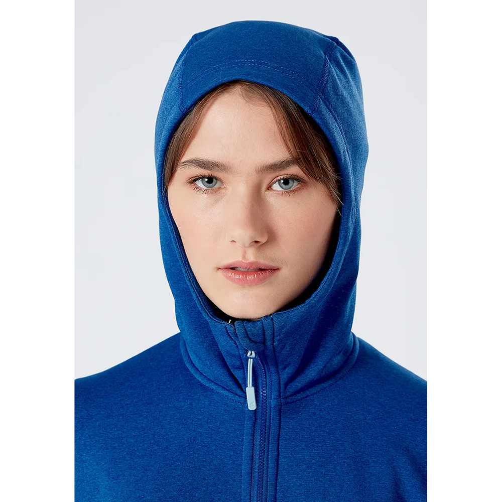 (女)【RAB】Geon 刷毛連帽外套 - 黑  RQFE94BL-細節圖4