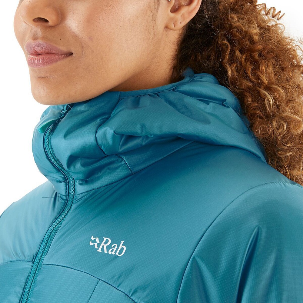 (女)【RAB】Xenon 2.0 輕量保暖化纖連帽外套 - 藍 RQIO95MRB-細節圖4