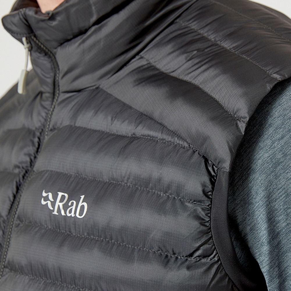 (男)【RAB】Cirrus Vest 保暖背心(剩下S)-黑 RQIO66BL-細節圖5
