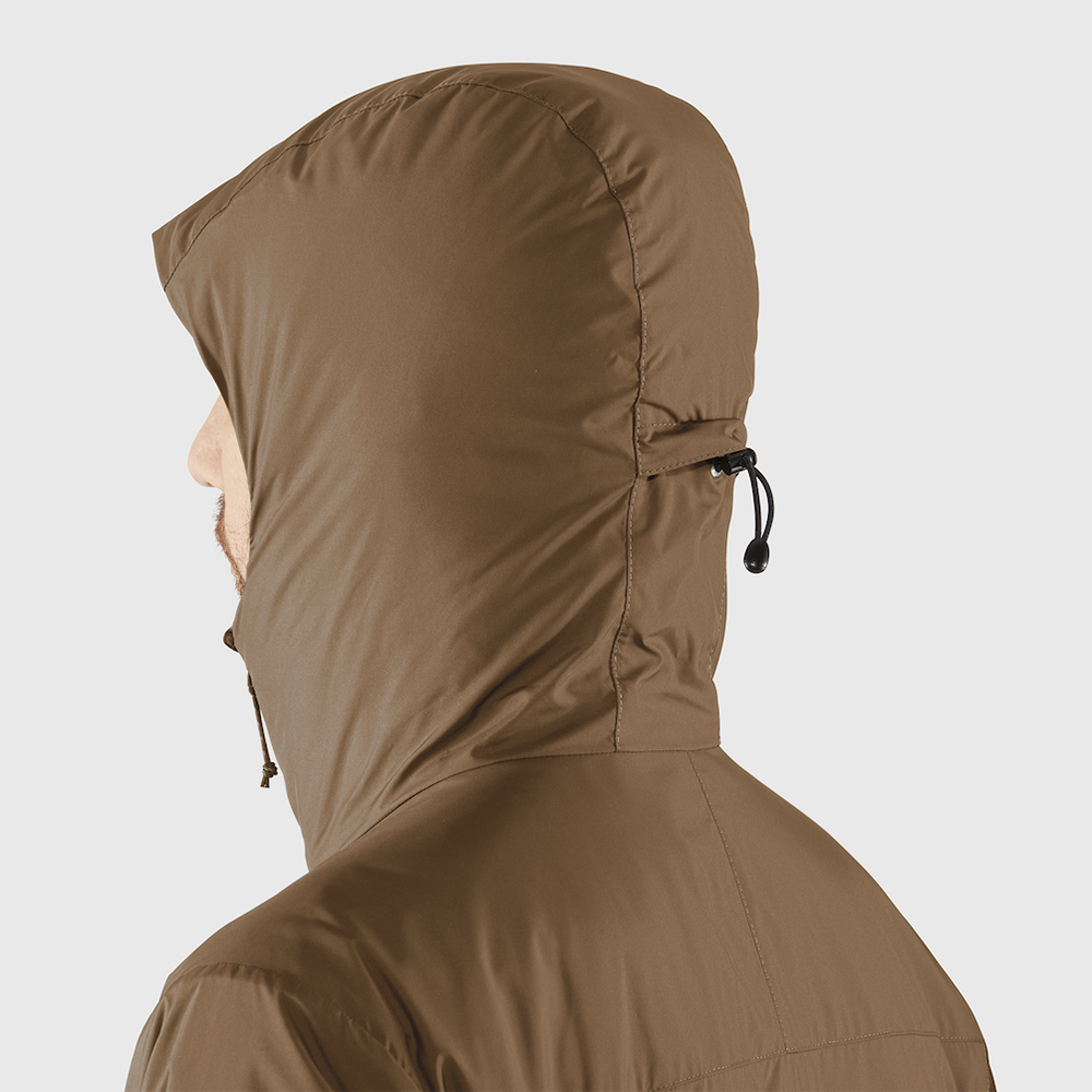 (男) 【北極狐Fjallraven】Keb Wool Padded 保暖機能夾克-森林棕 / 黑 86399-細節圖8