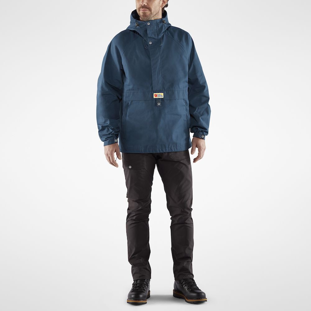 (男)【北極狐Fjallraven】Vardag Anorak 半開襟夾克-芥末黃 87008-161-細節圖3