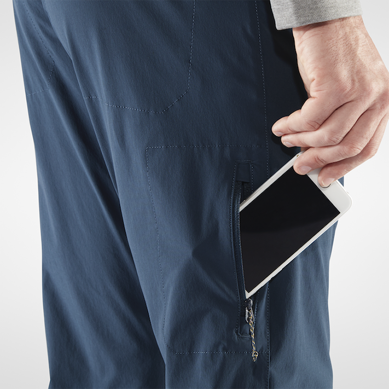 (男)【北極狐Fjallraven】High Coast Lite (剩50號) 彈性長褲-深灰 82602-030-細節圖3