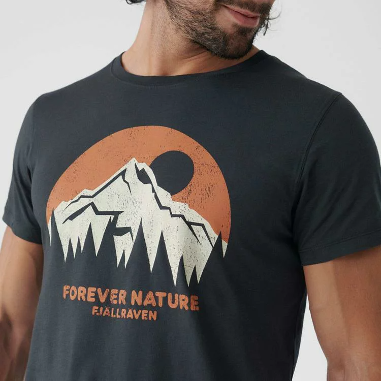 【北極狐Fjallraven】Nature T 有機棉短袖T恤(剩S)-麻花灰 87053-051-細節圖4