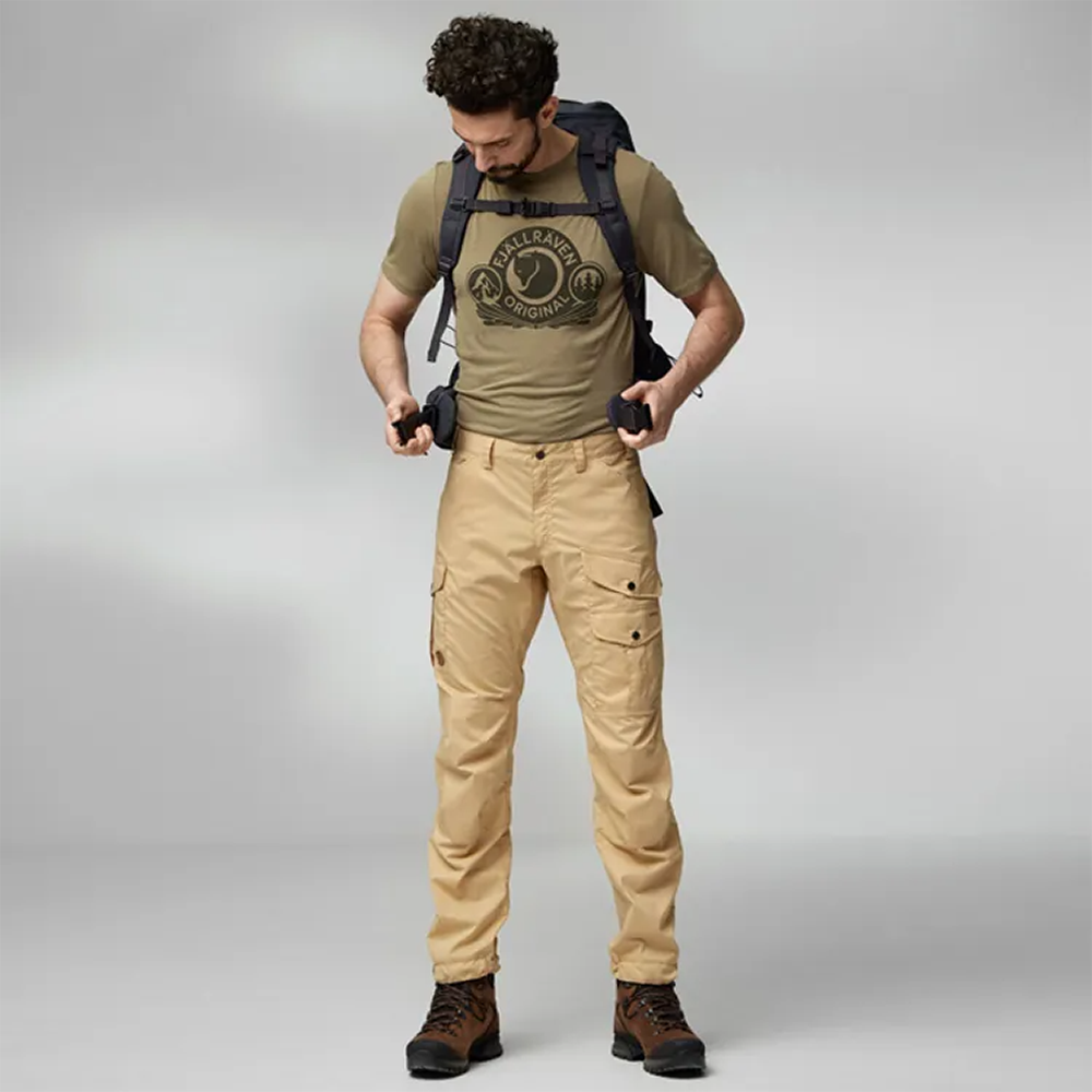(男)【北極狐Fjallraven】Vidda Pro Lite Trousers 長褲-藍 86891-534-細節圖6