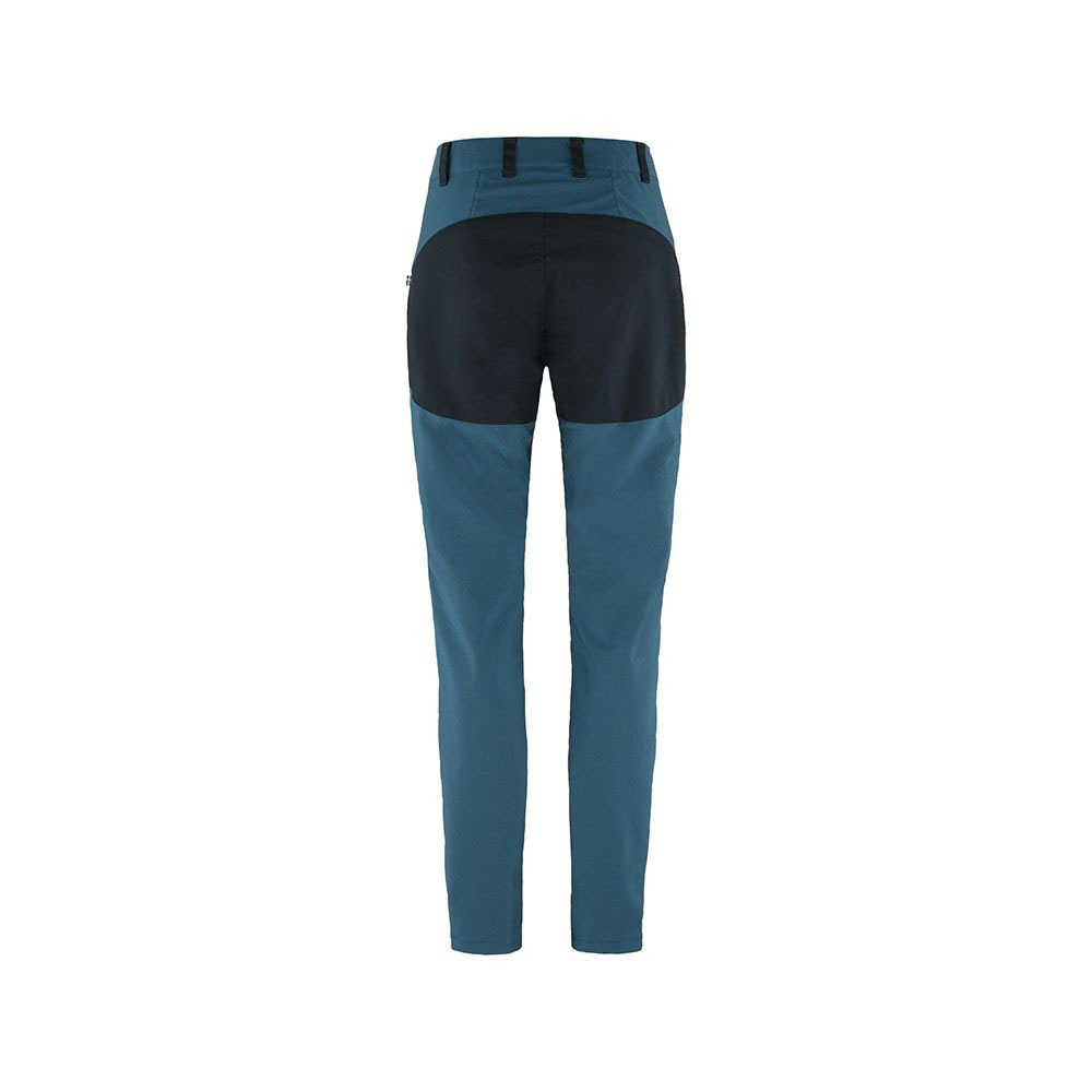 (女)【北極狐Fjallraven】Abisko Midsummer 彈性長褲(短版)-藍 898278-534555-細節圖2