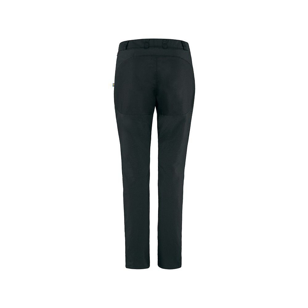 (女)【北極狐Fjallraven】Abisko Midsummer彈性長褲(短版-剩36)-黑 89827S-550-細節圖2