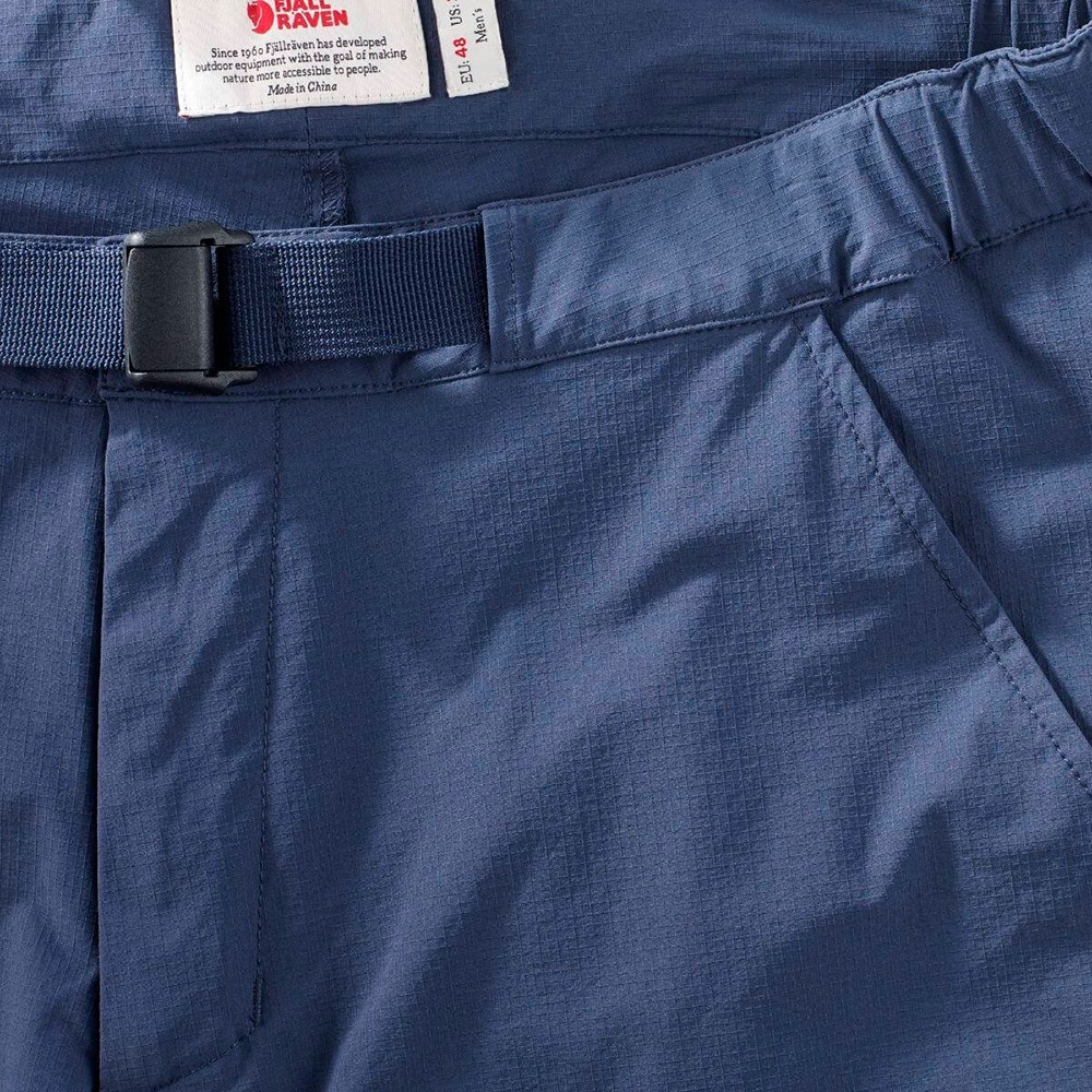 (男)【北極狐Fjallraven】High Coast Hike Shorts M 彈性短褲-黑 82894-550-細節圖3