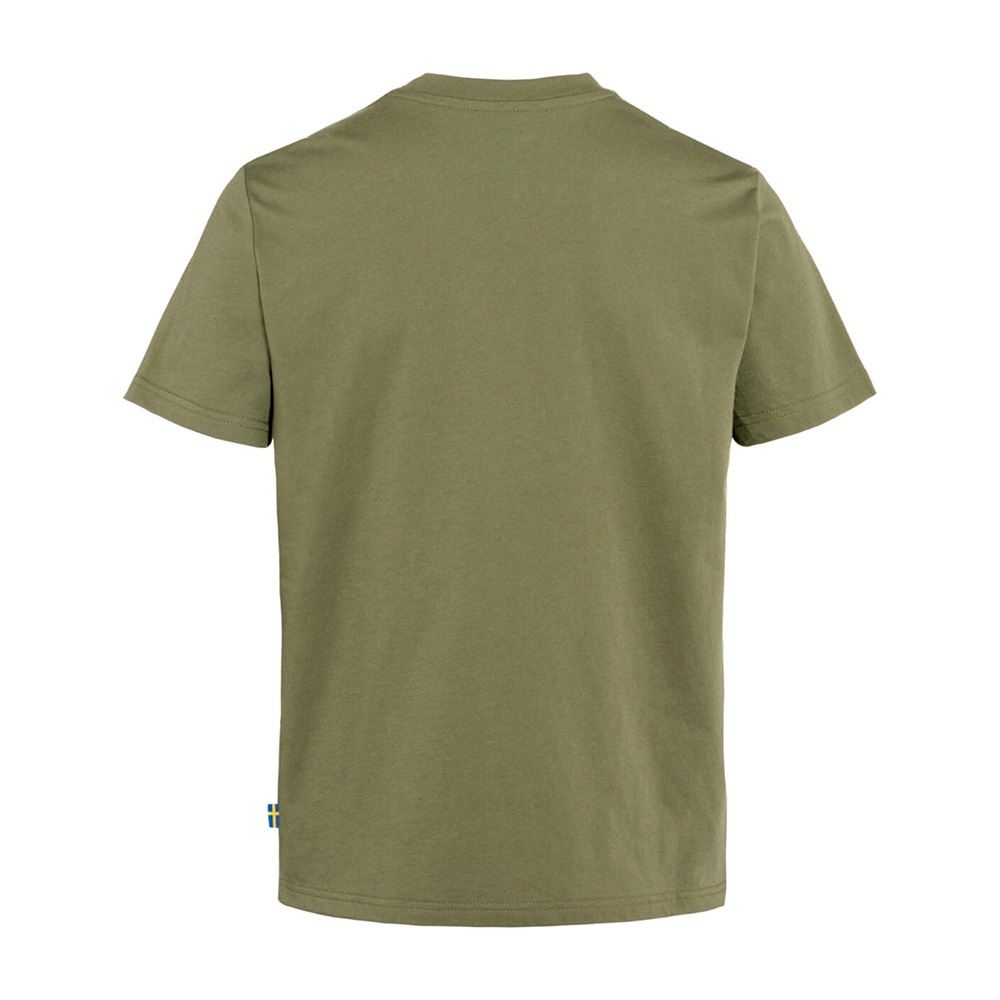 (女)【北極狐Fjallraven】Fox Boxy Logo 短袖T恤-綠 87153-620-細節圖2
