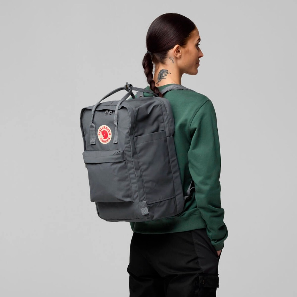 【北極狐Fjallraven】Kånken Laptop 17 筆電包-黑色 23525-550-細節圖5