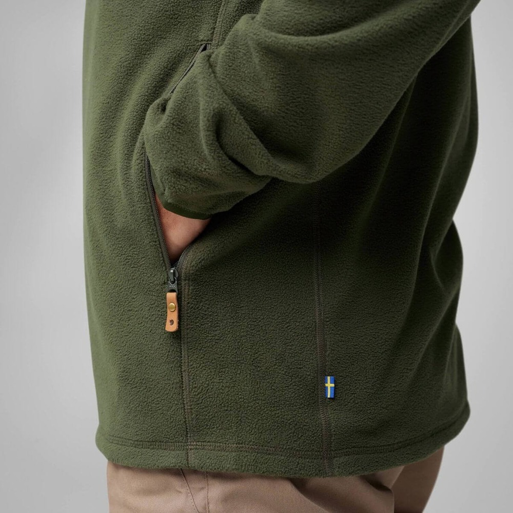 (男)【北極狐Fjallraven】Övik Lite Fleece 保暖夾克-暗深藍 12600217-555-細節圖6
