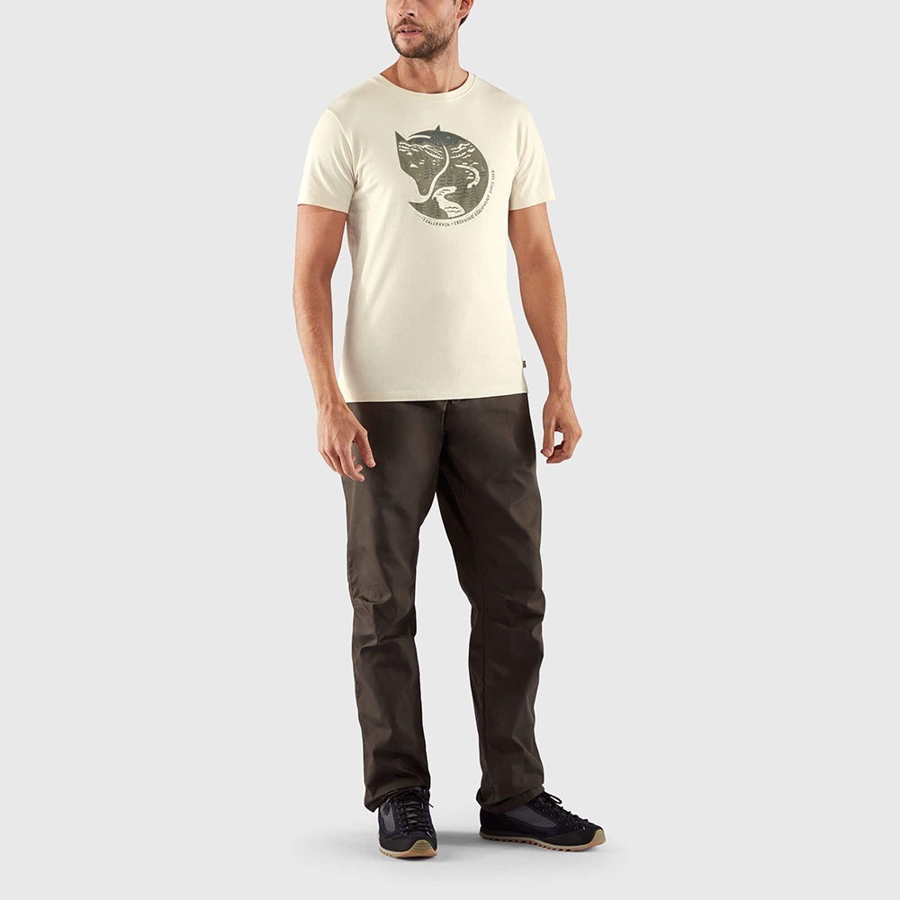(男)【北極狐Fjallraven】Arctic Fox T Shirt 短袖T恤-靛藍 87220-534-細節圖3