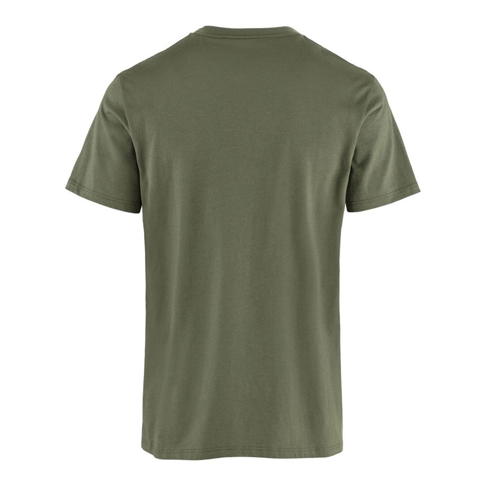 (男)【北極狐Fjallraven】Multicolor Logo 短袖T恤-月桂綠 12600268-625-細節圖2