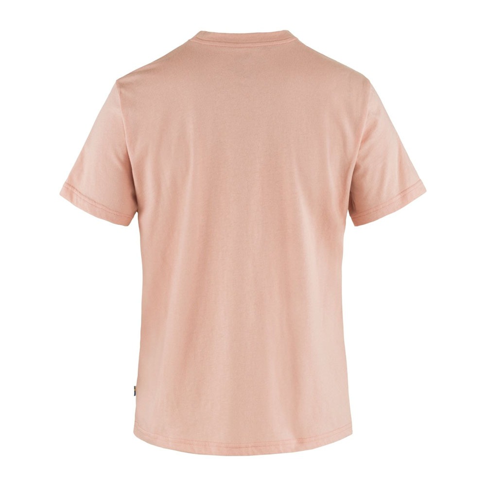 (女)【北極狐Fjallraven】Lush Logo T Shirt  短袖T恤-粉白玫瑰 14600165-302-細節圖2