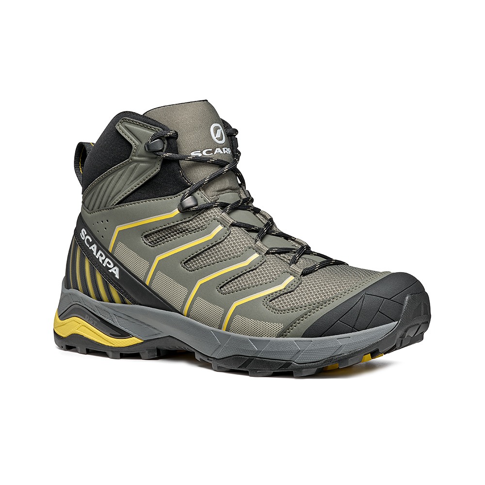 特惠出清 (男)【SCARPA】Maverick MID GTX 中筒越野登山鞋-綠(剩43號) 63090-200-細節圖2