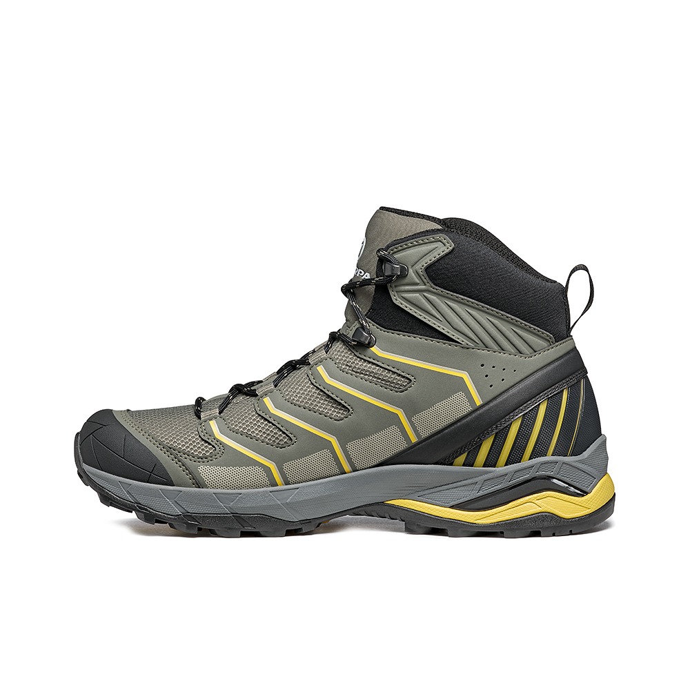 特惠出清 (男)【SCARPA】Maverick MID GTX 中筒越野登山鞋-綠(剩43號) 63090-200-細節圖3