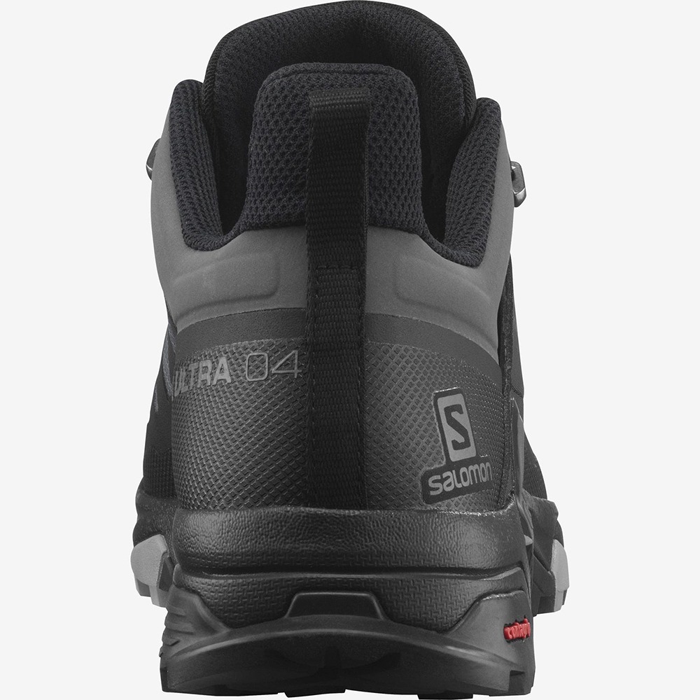 *單一特價*(男)【SALOMON】X ULTRA 4 WIDE GTX 寬楦低筒登山鞋-黑灰 L41289200-細節圖5