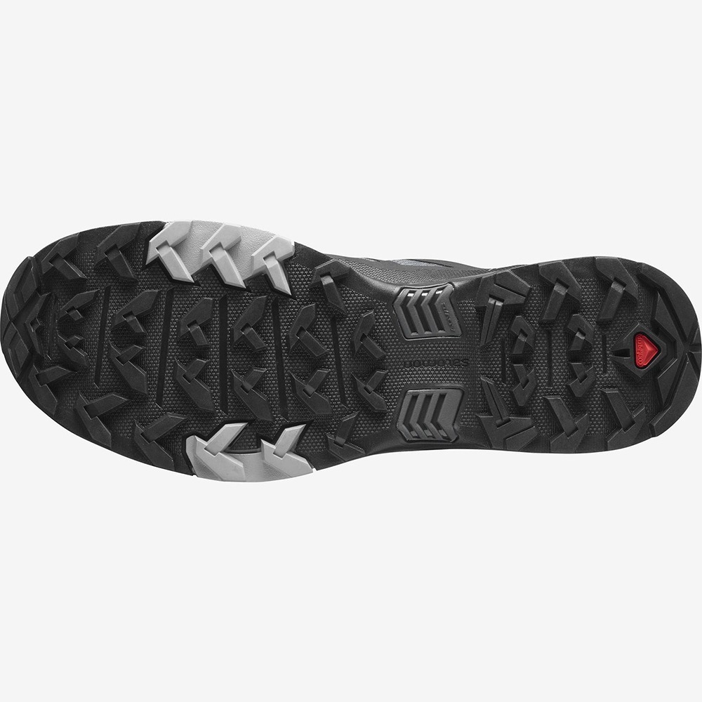*單一特價*(男)【SALOMON】X ULTRA 4 WIDE GTX 寬楦低筒登山鞋-黑灰 L41289200-細節圖6