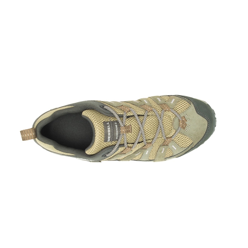 (男)【MERRELL】ALVERSTONE 2 GORE-TEX 防水健行鞋 褐綠灰 ML036905-細節圖6