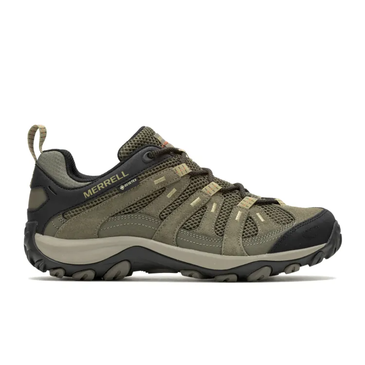 (男)【MERRELL】ALVERSTONE 2 GORE-TEX 防水經典登山鞋 軍綠 ML037321-細節圖2