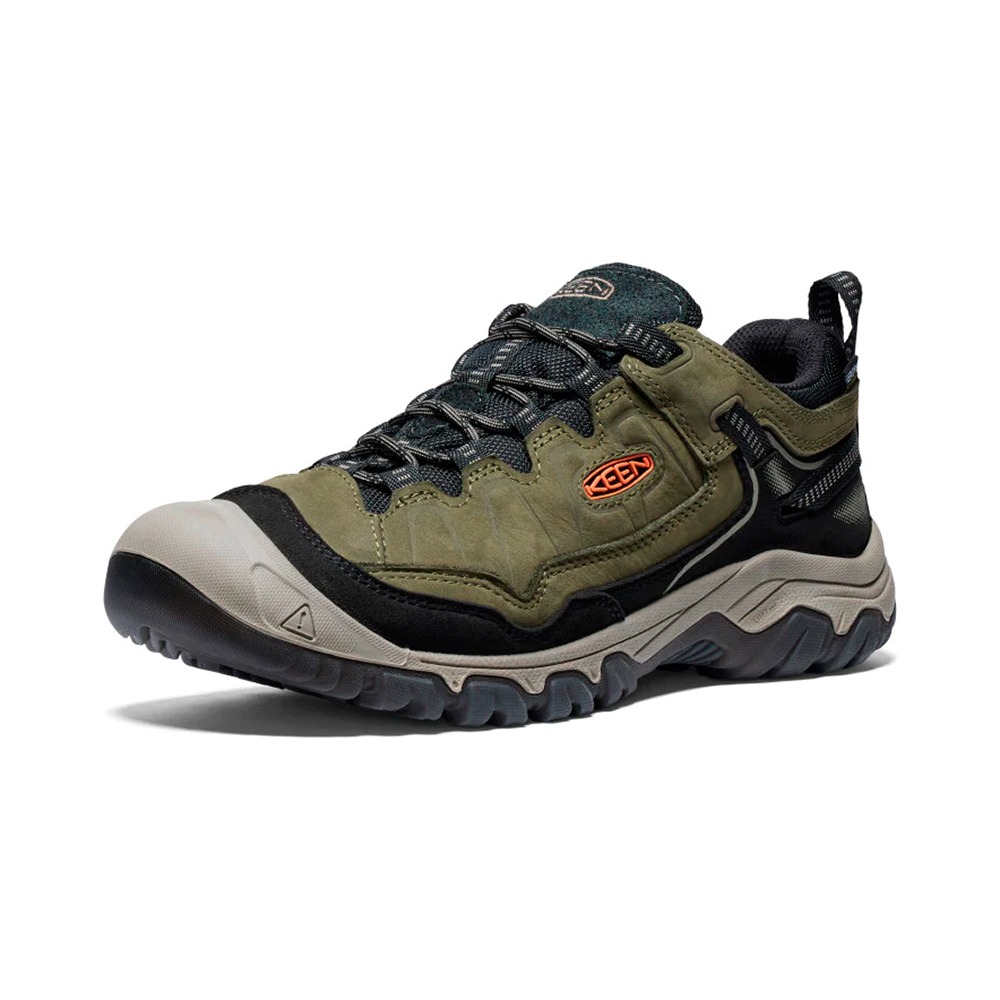 (男)【KEEN】Targhee IV Waterproof  越野鞋(剩US8)-暗綠黑 241-1028996-細節圖3