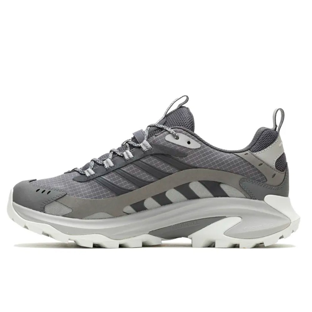 (男)【MERRELL】Moab SPEED 2 GORE-TEX 越野鞋(黃金大底)-灰 ML037515-細節圖3