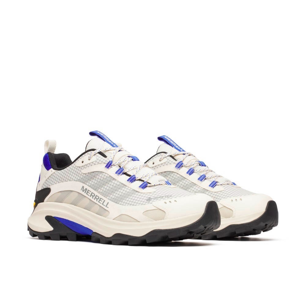 (男)【MERRELL】MOAB SPEED 2 GORE-TEX 防水登山鞋-米/寶藍色 ML038063-細節圖6