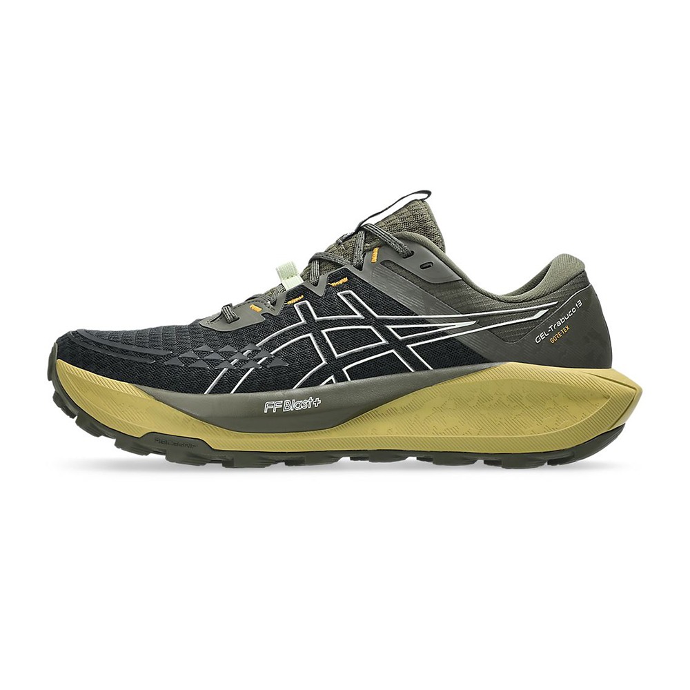 (男)【亞瑟士ASICS】GEL-TRABUCO 13 GTX 防水系列越野跑鞋-深綠 1011B978-003-細節圖5