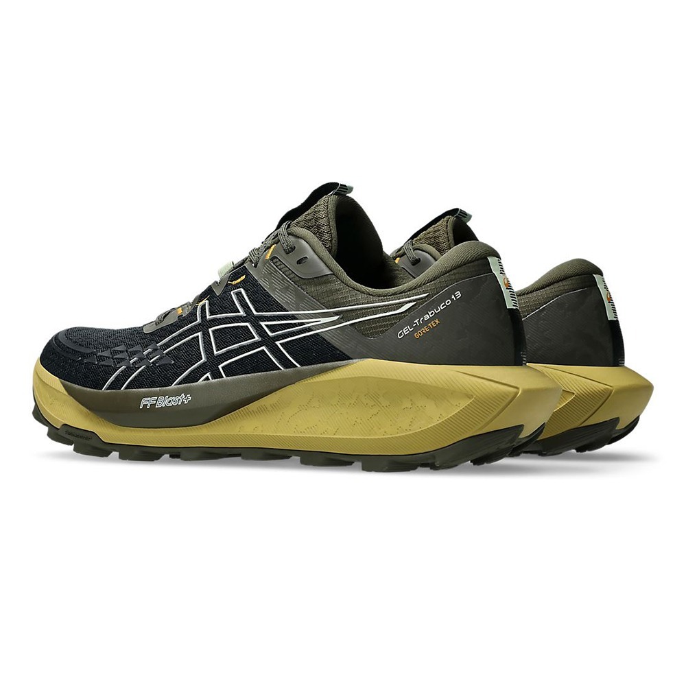 (男)【亞瑟士ASICS】GEL-TRABUCO 13 GTX 防水系列越野跑鞋-深綠 1011B978-003-細節圖3