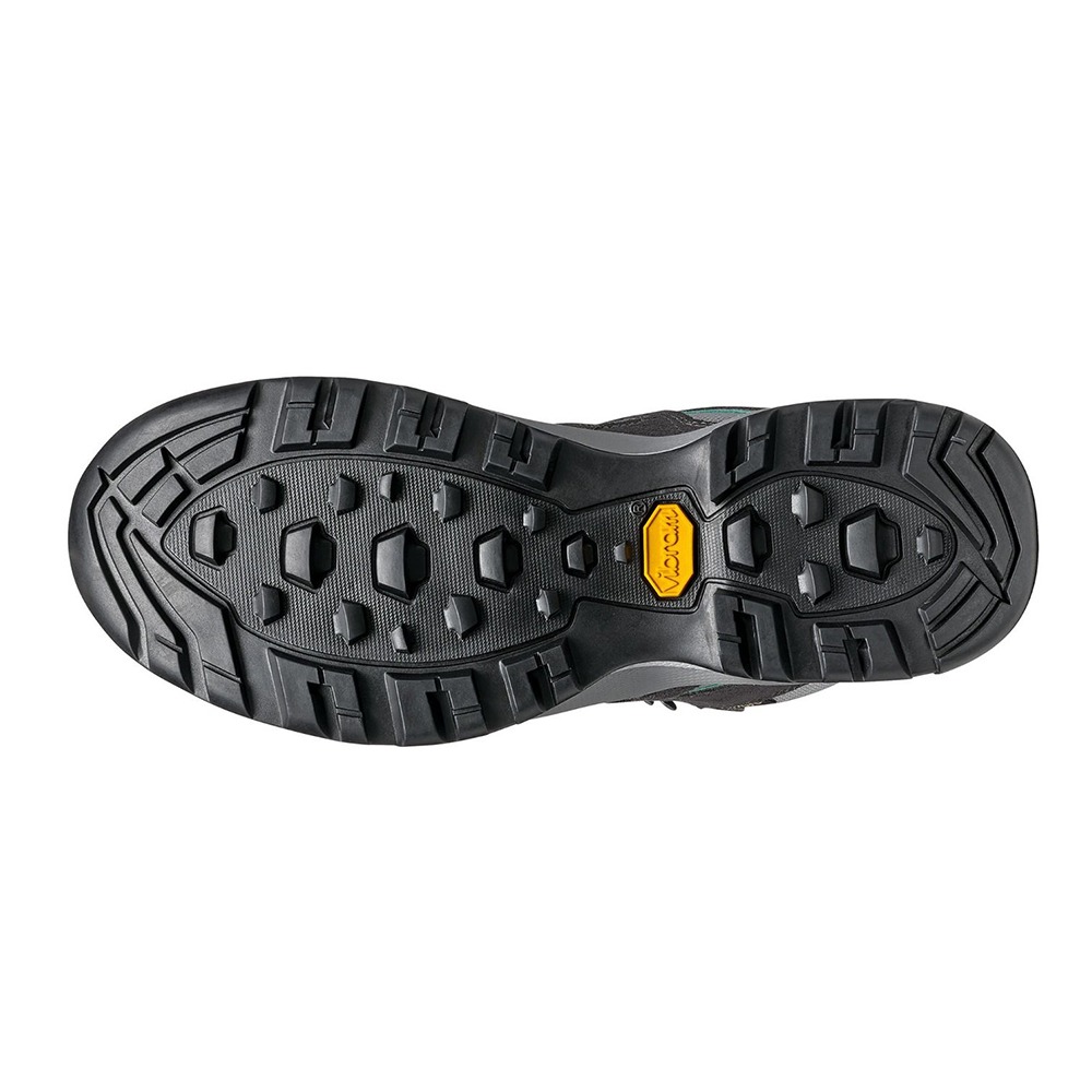 特惠出清 (女)【SCARPA】MORAINE MID GTX 中筒防水越野登山鞋-灰黑湖綠 63064-202-細節圖5