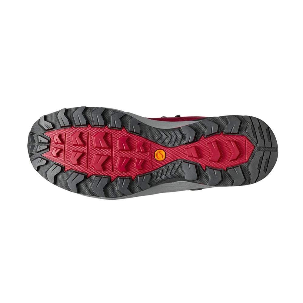 (女)【SCARPA】Maverick MID GTX 中筒越野登山鞋-淺灰-紅/黑 63090-202-細節圖3