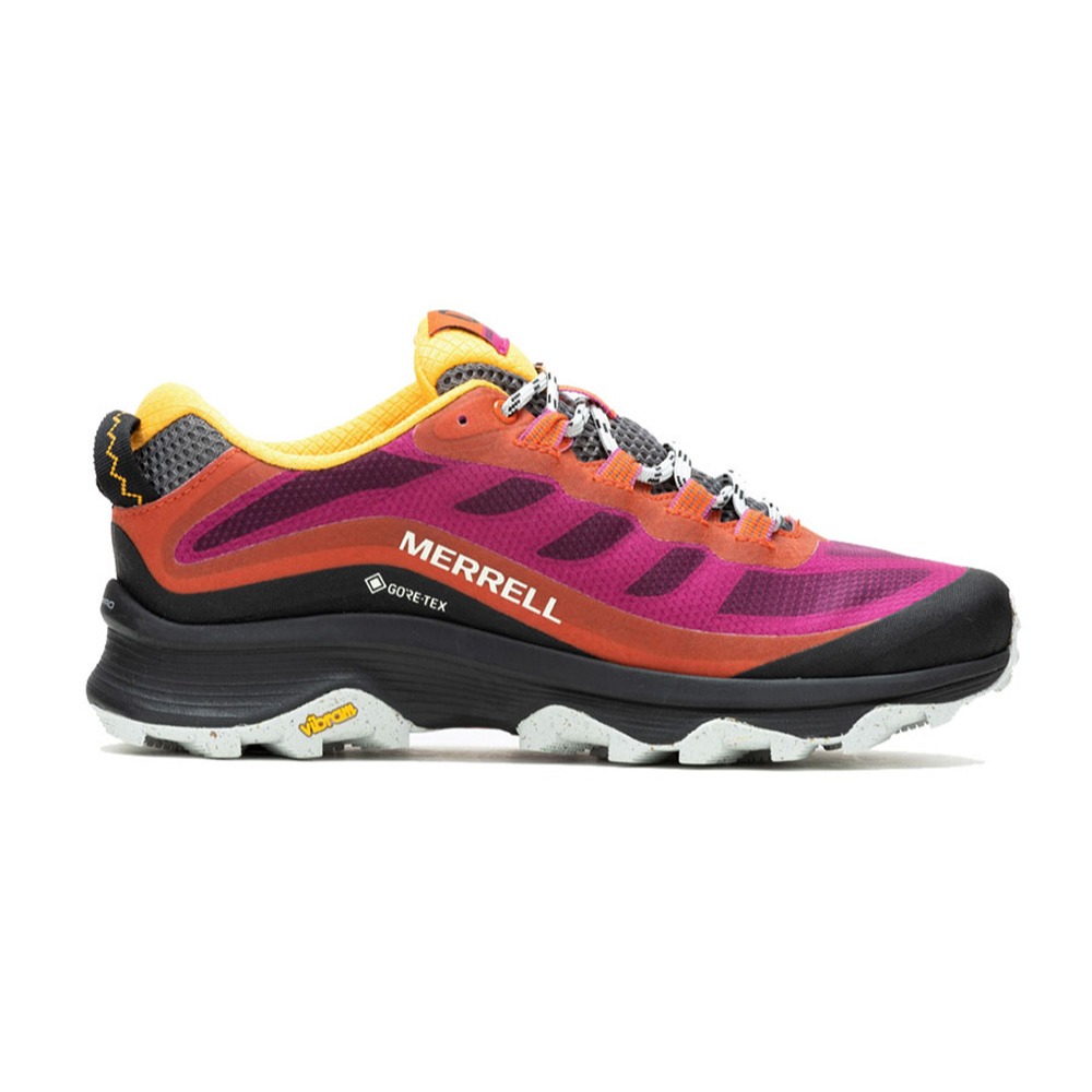 *過季出清*(女)【MERRELL】MOAB SPEED GTX 越野鞋(黃金大底)-橘紫桃黑黃 ML067494-細節圖2