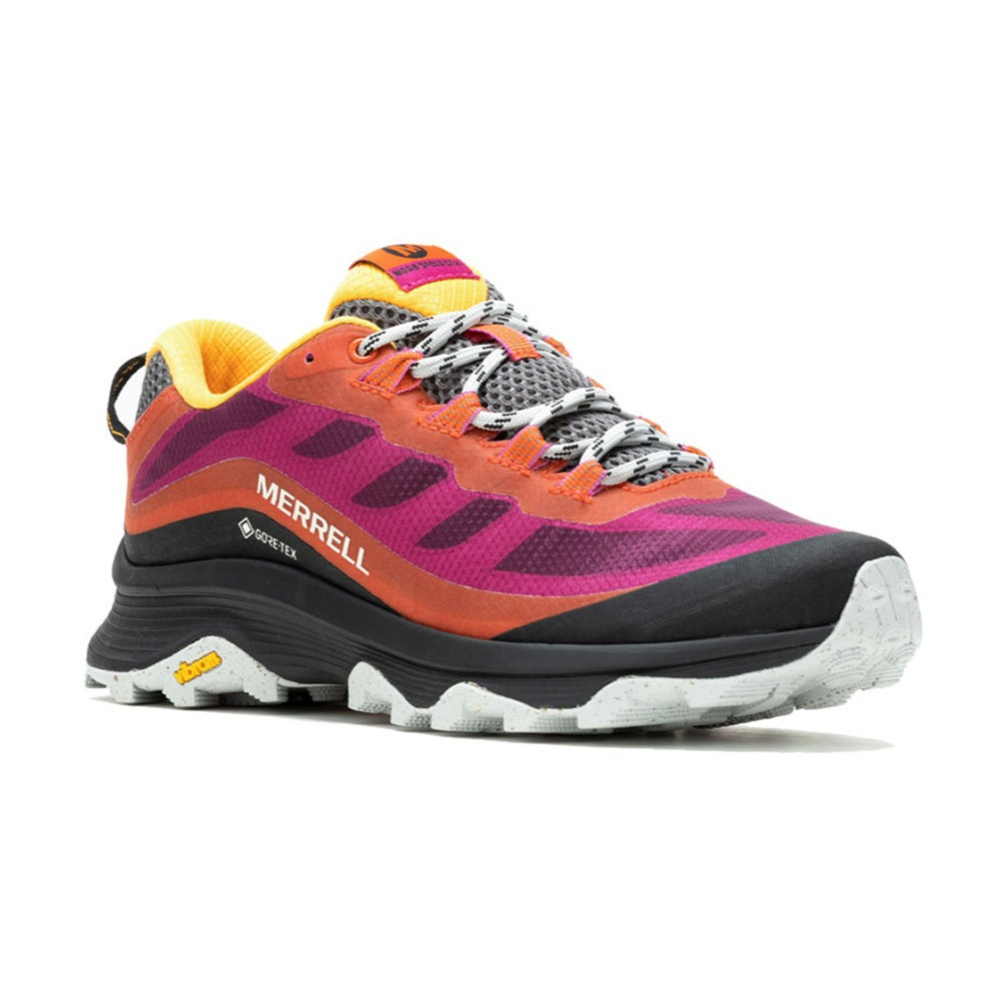 *過季出清*(女)【MERRELL】MOAB SPEED GTX 越野鞋(黃金大底)-橘紫桃黑黃 ML067494-細節圖4