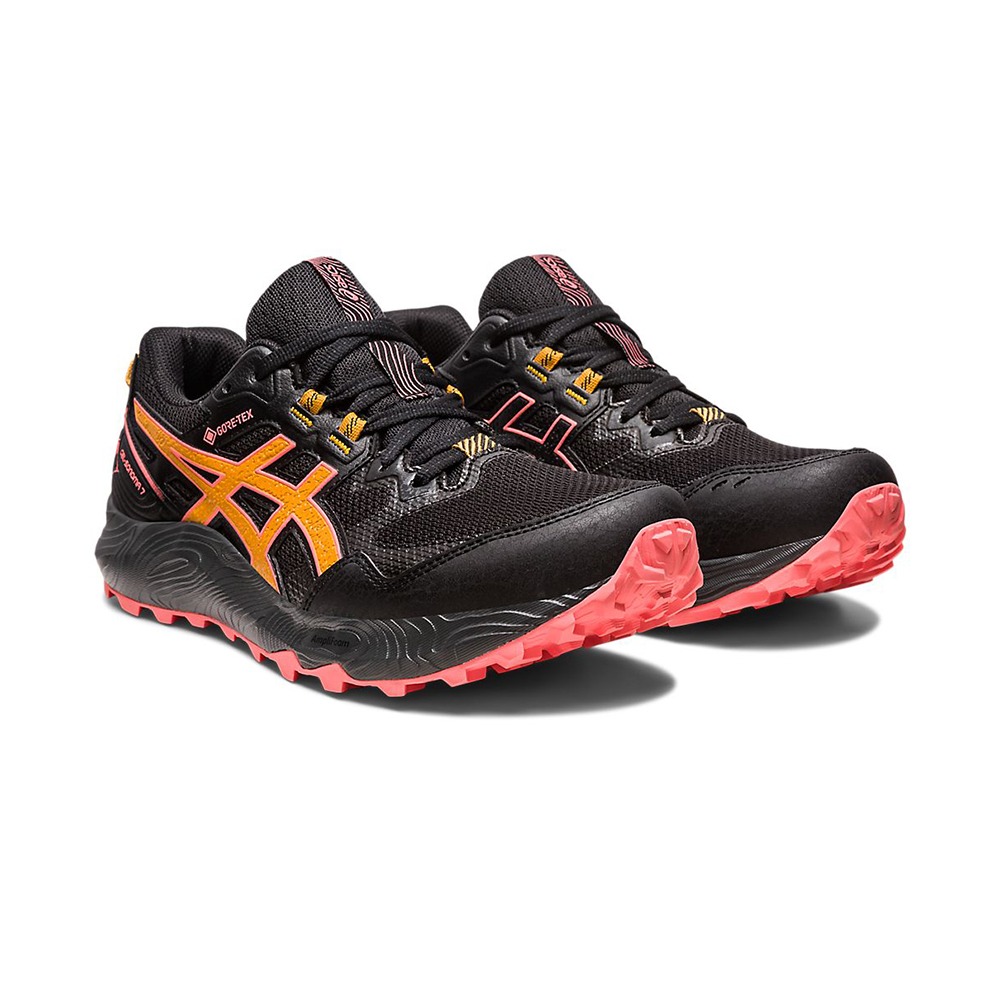 *優惠出清*(女)【亞瑟士ASICS】GEL-SONOMA 7 GTX防水 跑鞋 黑紅黃 1012B414-003-細節圖3