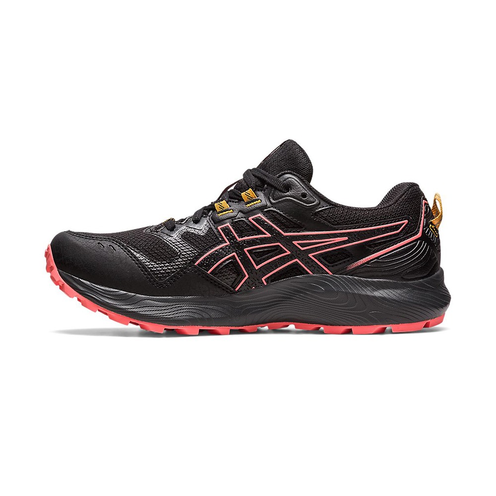 *優惠出清*(女)【亞瑟士ASICS】GEL-SONOMA 7 GTX防水 跑鞋 黑紅黃 1012B414-003-細節圖4