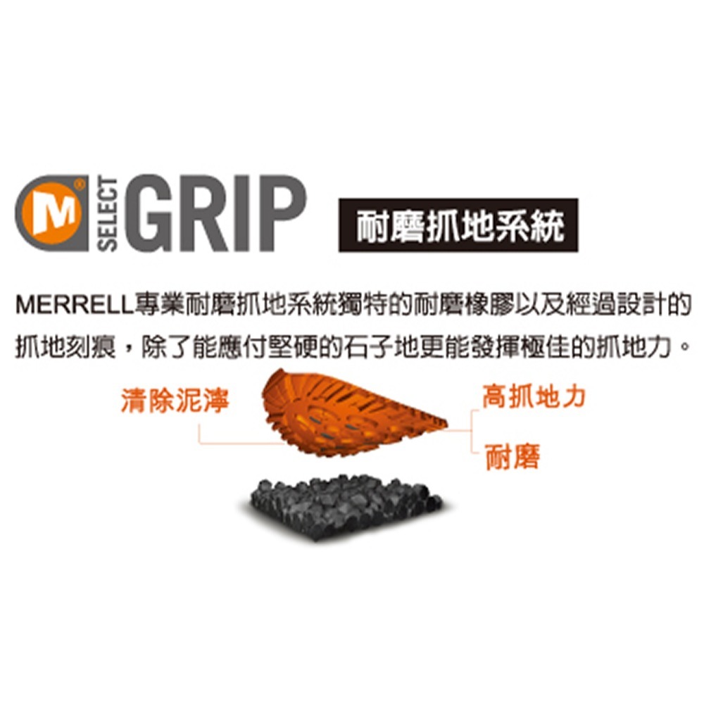 *零碼出清*(女)【MERRELL】WEST RIM SPORT GTX中筒健行鞋(US9)-黑桃紅 ML037310-細節圖8