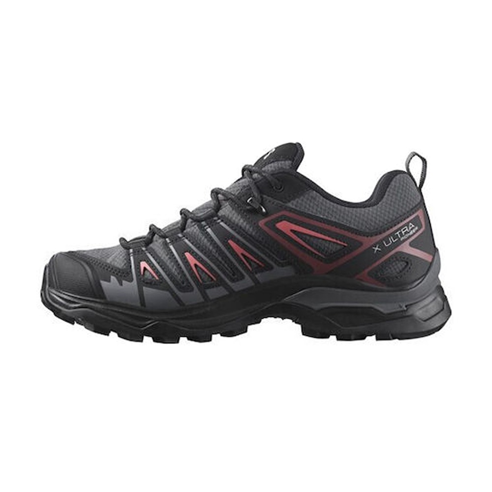 *優惠出清*(女)【SALOMON】X ULTRA PIONEER GTX 低筒登山鞋 磁灰/黑粉 L47197000-細節圖6