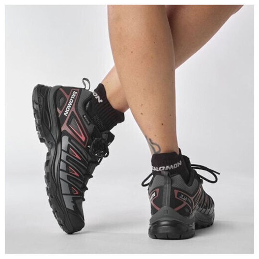 *優惠出清*(女)【SALOMON】X ULTRA PIONEER GTX 低筒登山鞋 磁灰/黑粉 L47197000-細節圖7