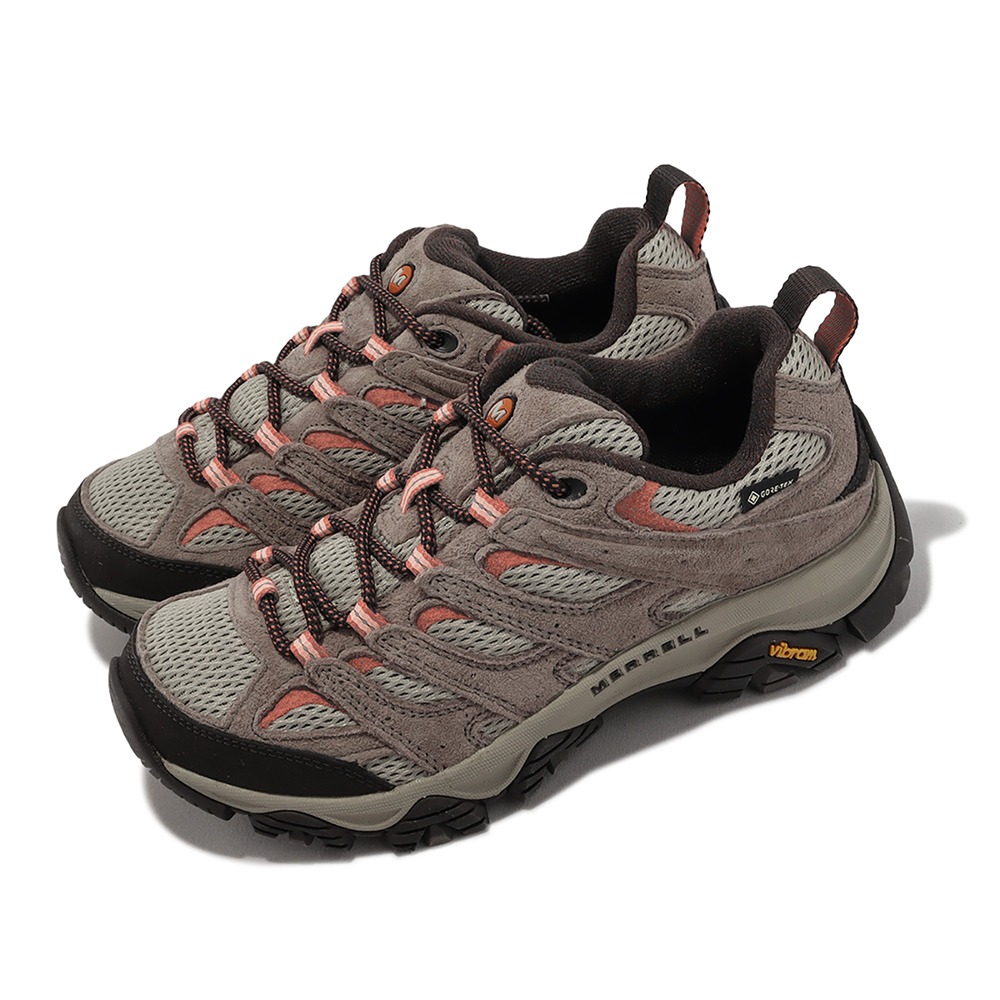 (女)【MERRELL】 MOAB 3 GORE-TEX 防水健行鞋 -拿鐵棕 ML500230-細節圖5